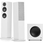 AUDIO PRO A48+SW-10 Beyaz 2+1 Aktif Multiroom Akıllı Ev Hoparlörü Seti