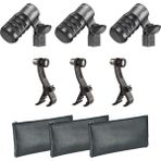 Audio Technica ATM230PK 3'lü Paket Hipercardioit Enstrüman Mikrofonu