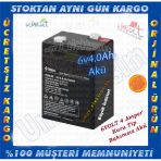 Aueh_ttec 6V 4Ah Bakimsiz Kuru Aku 6 Volt Aku 4 Amper Aku 6 Volt 4 Amper Aku Aynı Gune Yada Ertesı Gune Kargo