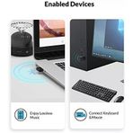 Auelek Bluetooth Adaptör Usb 5.0, Mini Kablosuz Dongle Desteği Pc Laptop Windows 10/8/7 Sistem Bluetooth Kulaklık, Klavye, Fare, Hoparlör, Oyun Ko