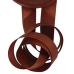 aufodara 22 Metre Düz Renkli Saten Kurdele 20 mm Geniş Kendin Yap Hediye Paketleme Fiyonkları El İşi Düğün Parti Aksesuarları (Kahverengi, 20 mm - 24 Yard)