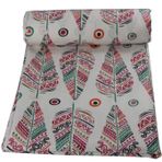 aufodara Kumaş Pamuk Colths Kumaş Şık Desen Dikiş El İşi Ev Dekoru, 1,09 x 1,64 Yd Saf Pamuk Önceden Kesilmiş Tekstil Dokusu Kapitone Kendin Yap Yastıklar Çanta El İşi (Renkli - Yapraklar)