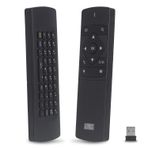 August PCR500 – 3'ü 1 arada Air Mouse, mini klavye ve TV uzaktan kumandası, Windows, iOS ve Android için – PC'ler, akıllı televizyon, TV alıcısı vs. için uzaktan kumanda.