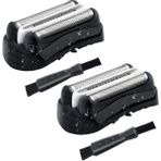 Augusts 2x 32B Tıraş Başlığı Değiştirme Braun 32B Serisi 3 301S 310S 320S 330S 340S 360S 380S 3000S 3020S 3040S 3080S (Yurt Dışından)