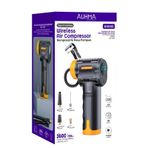 Auhma 6600 Şarjlı Araç Otomobil /bisiklet/ Motosiklet Lastik Pompası Hava Kompresörü 150 Psi 1 Adet