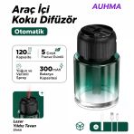 Auhma Af-10 Araç İçi Hava Nemlendirici & Koku Makinesi Ebony Esansı – 120Ml Aromaterapi Difüzör Araç Kokusu