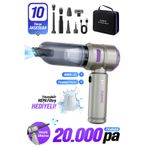 auhma AHV-02 Kablosuz Araç İçi Süpürge Mor | 20000PA Güçlü Vakum | Fırçasız Motor | Üfleme & Vakum Ö