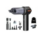 Auhma Ahv-06 16.000PA Katlanabilir 3 Kademeli Kablosuz Araç İçi Süpürge Profesyonel Ultra Çekim Güçlü Mini Araç Süpürgesi