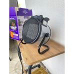 Auhma Fanlı Isıtıcı Elektrikli 3000W Fan 2.5 kg 27X17X28.5 cm Gri Renk Isıtıcı Havayı Kurutmaz