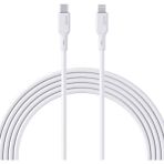 Aukey CB-NCL1-WH 1.8 mt Naylon Örgülü 3A 480 Mbps Type-C Lightning Kablosu