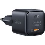 Aukey PA-B1L-BK 30 W Siyah Omnia Mini Gan Type-C PD Şarj Cihazı