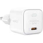 Aukey Pa-B1T-Wh 20W Omnia Iı Mini Gan Pd Qc 3.0 Type C Hızlı Şarj Adaptörü