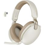 Aula A500 Hybrid Anc 2.4ghz Kablosuz ve Bluetooth 5.4 Aux Mikrofonlu Kulak Üstü Kulaklık Bej