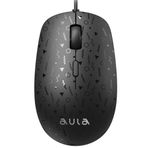 Aula AM106 1000-1600-2000 DPI USB Kablolu Siyah Optik Mouse