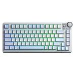 Aula AU75 3 Modlu Rgb Hot Swap Mekanik Tkl Star Vector Switch Kablosuz Makrolu Klavye Buz Mavisi