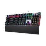 Aula F2058 Bilek Destekli RGB Makrolu Gri Mekanik Kablolu Oyuncu Klavyesi