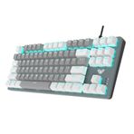 Aula F3287 Blue Switch Kablolu Gri Oyuncu Klavyesi