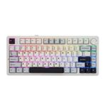 AULA F75 Light Blue LEOBOG Reaper Switch RGB Kablosuz Hotswap Mekanik Gaming Klavye