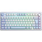 Aula F75 Mekanik Kablosuz TKL Oyun Klavyesi Buz Mavisi RGB Bağlantı Türü Hot Swap