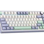 Aula F75 Mekanik Rgb Tkl Reaper Switch Kablosuz Makrolu Hot Swap Klavye Bej