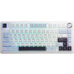 Aula F75 Mekanik RGB TKL Reaper Switch Kablosuz Makrolu Hot Swap Klavye Lacivert' - Beyaz - Mavi