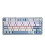 AULA F75 Sea Salt Blue LEOBOG Greywood V3 Switch RGB Kablosuz Hotswap Mekanik Gaming Klavye