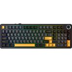 Aula F99 Pro 3 Modlu Rgb Hot Swap Mekanik Star Vector Switch Kablosuz Makrolu Klavye Siyah siyah