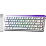 Aula Hero 68 He Manyetik Klavye Trigger Jade Switch 8000Hz Rgb Neon Tkl Hot Swap Oyuncu Klavyesi Beyaz - Option-1 - 001-Renkli