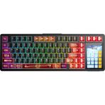 Aula L99 4" Akıllı Dokunmatik Ekranlı 3 Modlu RGB Hot Swap Caramel Latte Switch Mekanik Kablosuz Oyuncu Klavyesi Kırmızı kirmizi