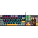 Aula S500 Blue Switch Rgb Makrolu Kablolu Gaming Mekanik Oyuncu Klavyesi Sarı
