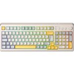 Aula S99 Retro RGB 3 Modlu Bluetooth Sarı Kablosuz Makrolu Q Klavye