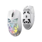 Aula Sc620 Paw3311 Sensör 12000 Dpı 1000hz Kablolu Ve Kablosuz Gaming Oyuncu Mouse Beyaz Sc620 beyaz