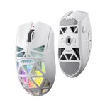 Aula SC620 PAW3311 Sensör 12000 Dpı 1000Hz Kablolu ve Kablosuz Gaming Oyuncu Mouse Beyaz