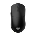 Aula V9 Pro Plus 26000 DPI PAW3395 8000Hz Tri-Mode Kablosuz RGB Omron Switch Lightweight E-Spor Gaming Oyuncu Mouse Siyah