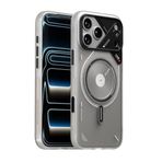 Aulumu A17 iPhone 17 Pro için Manyetik Termal Kılıf | CoolHyper | Kamera Kontrollü | IMD Teknolojisi | Magsafe ile Uyumlu | Dokunmatik Şeffaf Beyaz