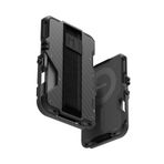 Aulumu G03 Karbon Fiber Manyetik Cüzdan Kart Tutucu | MagSafe ile Uyumlu Manyetik Cüzdan | Çok Fonksiyonlu - Cep Telefonu Standı/Tutacağı | Şişe Açacağı | RFID Koruyucu Kart