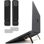 Aulumu G07 Pop Up Bacak Standları Dizüstü Bilgisayar, Süper Taşınabilir Soğutma Dizüstü Bilgisayar Standı, MacBook, Tüm Dizüstü Bilgisayarlar, Tabletler, 8-20 inç, Siyah