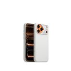 Aulumu Iphone 17 Pro Max Beyaz Isı Göstergeli Soğutmalı Magsafe Uyumlu Telefon Kılıfı