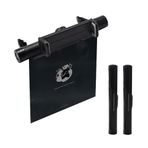 AuMoHall Roll-Up Tipi Araba Çöp Torbası Çok Amaçlı Araba Kafalık Asılı Çöp Torbası Rulo Tipi Araba Atık Konteyner Çantası Araba Arka Koltuk Düzenleyici Telefon Tutucu Montajlı, Siyah