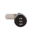 Aumotop Güvenli Çinko Alaşımı 3 Haneli Kod Kombinasyonu Kam Dolabı Şifresi Güvenlik Kilidi Alet Kutuları Için Uygun Dolaplar Çekmeceler Okul Dolapları (L=30,5 19~23mm kabin kalınlığı)