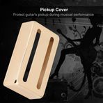 Aumotop Metal Gitar Alma Kutusu Pirinç Humbucker Kapağı, Elektro Gitarlar Için İki Yuvalı (Altın)