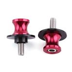 Aumotop Motosiklet CNC Arka Standı Salıncak Kolu Makara Kaydırıcılar Standı Salınım Kolu Bobinler Plastik O Halkaları Ile Triumph 250 Için Sağlam Alüminyum Alaşım Kaplama (10mm