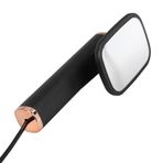 AUNMAS Buharlı Ütü, 20 ML Dönebilen Buharlı Ütü Makinesi El Mini Taşınabilir USB Fişi Elbise Buharlı Ütü Ev Seyahat Yurtlar Için (BLACK)