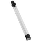 AUNMAS Tek Yönlü Valfli Yeniden Kullanılabilir Pipet, Güvenli Plastik Silikon Malzeme, Evrensel Uyumluluk, Parti, Konser, Plaj Için Geniş Uygulama (BLACK)