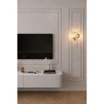 AURA LIGHTING Gold Kristal Cam Taşlı Aplik Modern Duvar Apliği