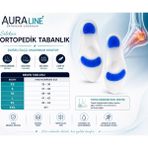 Aura Line Tam Ortopedik Anatomik Silikon Ayakkabı Tabanlığı - 2XL