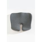 AURA Yeni Nesil Visco Coccyx Oturma Minderi Ortopedik Kuyruk Sokumu Visco Minder 47x41x12 Cm gri