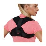 Aurafix Dik Durma Korsesi Klavikula Bandajı E-141 - Siyah - XL