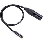 Auralia Brevity Xlr 3 Pin Erkek Fiş 3 5 mm Trs 1/8 Inç Dişi Stereo Ses Adaptörü Mikrofon Uzatma Kablosu Tel 1 Ayak/ 0 3 M (Yurt Dışından)