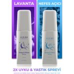 Auran 2'li Lavanta Uyku ve Dinlenme Spreyi 2 x 75 ml Doğal Koku ile Huzurlu Uyku Sağlar - Lavanta & Uyku ve Yastık Spreyi